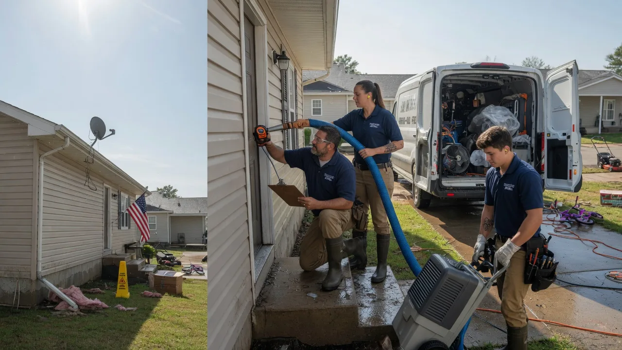 Ceiling Water Damage Restoration in Ovid, MI near me